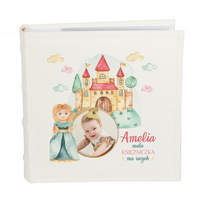Album ze zdjęciem na roczek dla dziewczynki