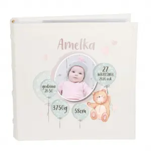 Album z metryczką dla dziewczynki