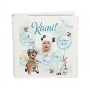 Album z metryczką dla chłopca