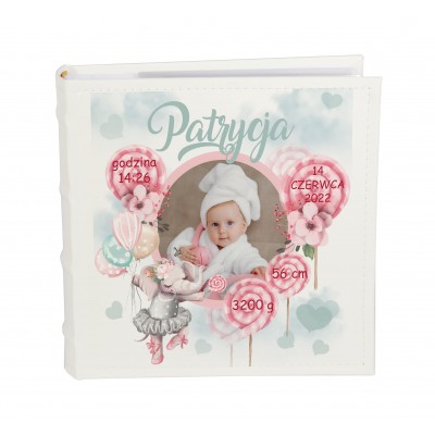 Album z metryczka dla dziewczynki