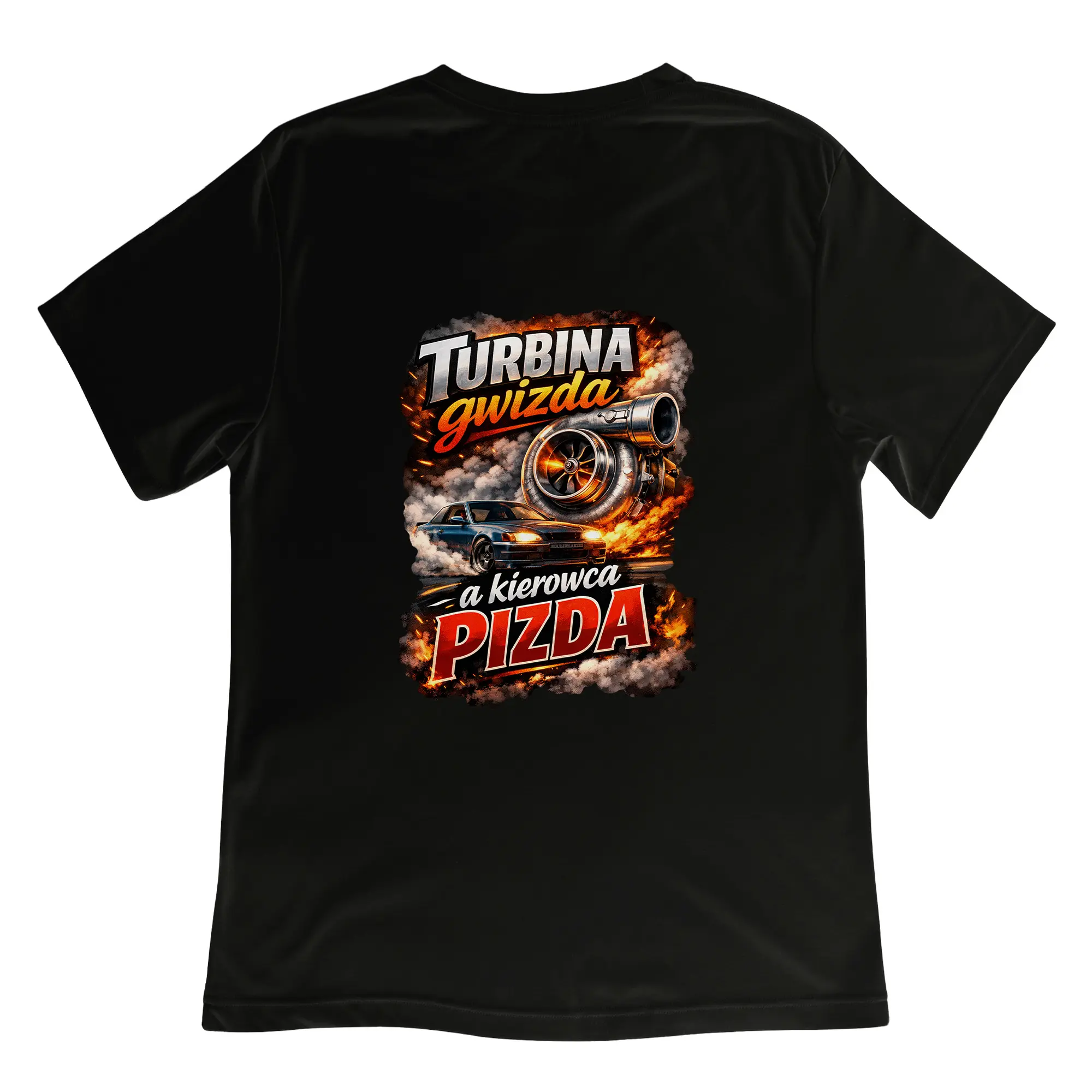 Koszulka Turbina Gwizda Kierowca – śmieszny prezent dla fana motoryzacji - obrazek 5
