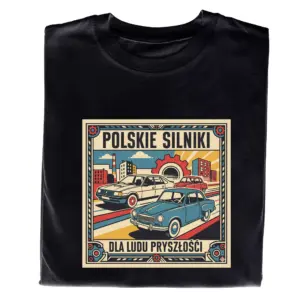 Koszulka z Nadrukiem Samochody – t-shirt dla fana, różne rozmiary, idealny prezent