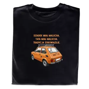 Koszulka Maluch PRL – t-shirt dla fana klasycznej motoryzacji, idealny prezent