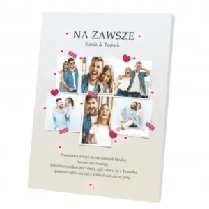 Fotoobraz na płótnie dla zakochanych