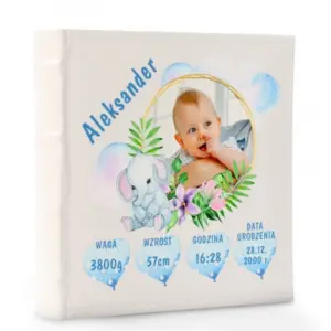 Album z metryczką dla chłopca