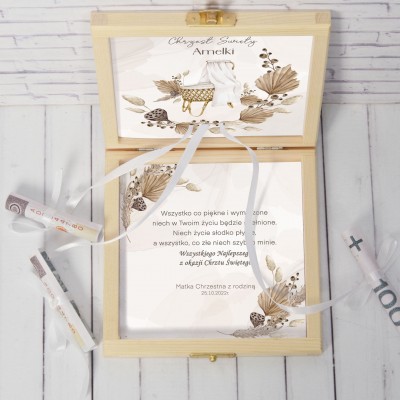 Pamiątka Chrztu Świętego dla dziewczynki