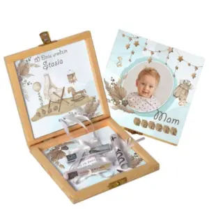 Skrzyneczka z życzeniami na roczek