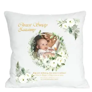 Poduszka na Chrzest Święty