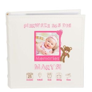 Album metryczka ze zdjęciem