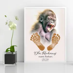 Personalizowany Plakat dla Mamy – Piękna Pamiątka na Całe Życie”