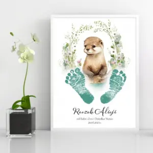 Wyjątkowa Pamiątka z Odciskiem Stópek