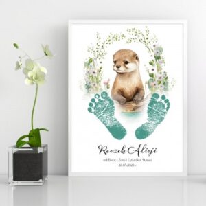 Wyjątkowa Pamiątka z Odciskiem Stópek