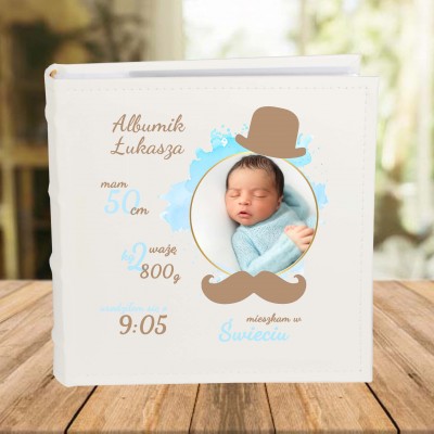 Album metryczka ze zdjęciem