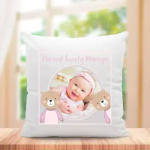 Foto poduszka ze zdjęciem na Chrzest Święty