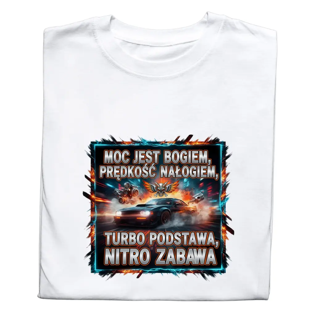 Koszulka Fan Samochodów – śmieszny t-shirt z nadrukiem, idealny prezent