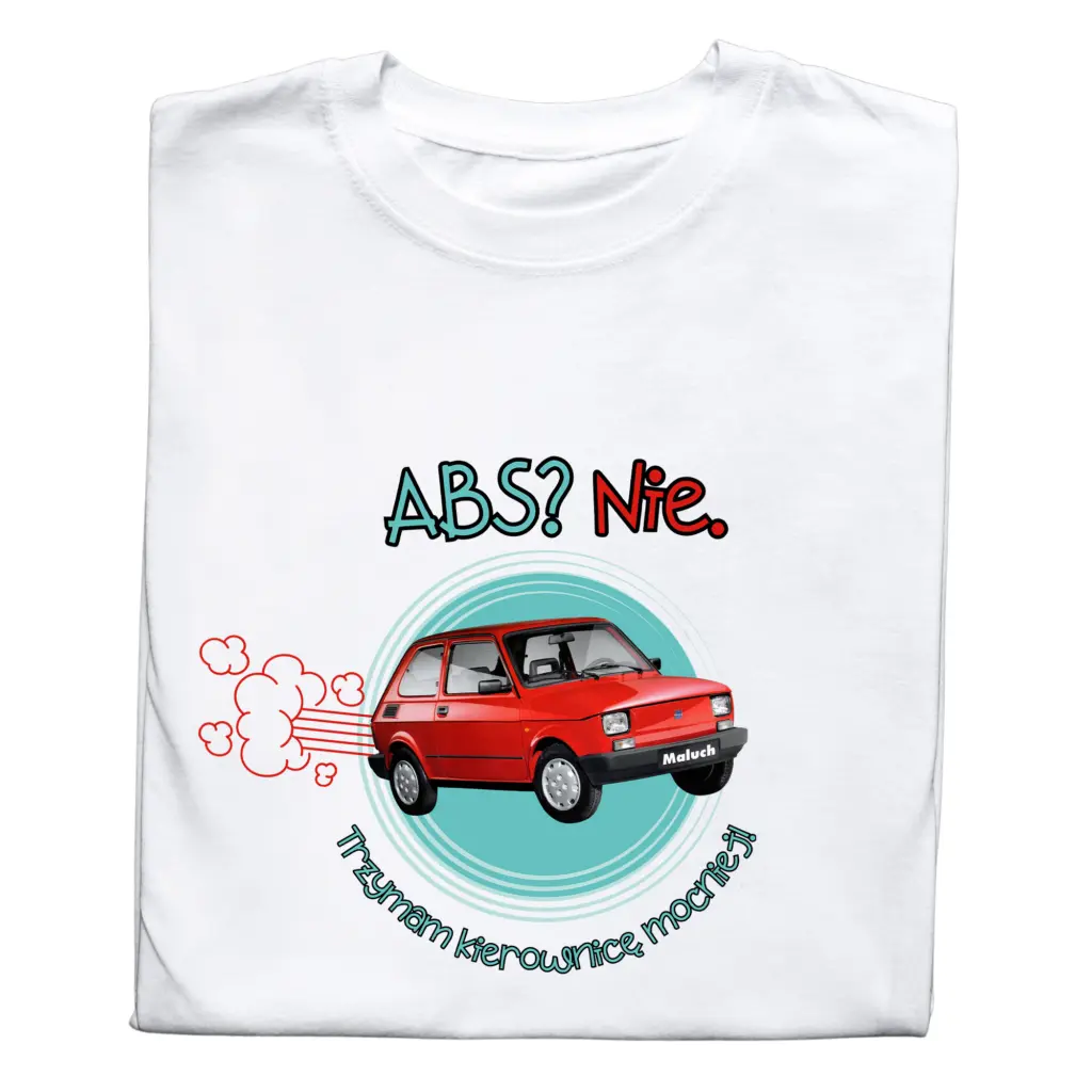 Koszulka Maluch  – t-shirt dla fana polskiej motoryzacji, idealny prezent