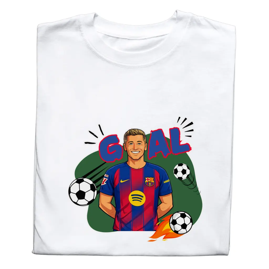 Koszulka z nadrukiem – t-shirt dla fana, idealny prezent