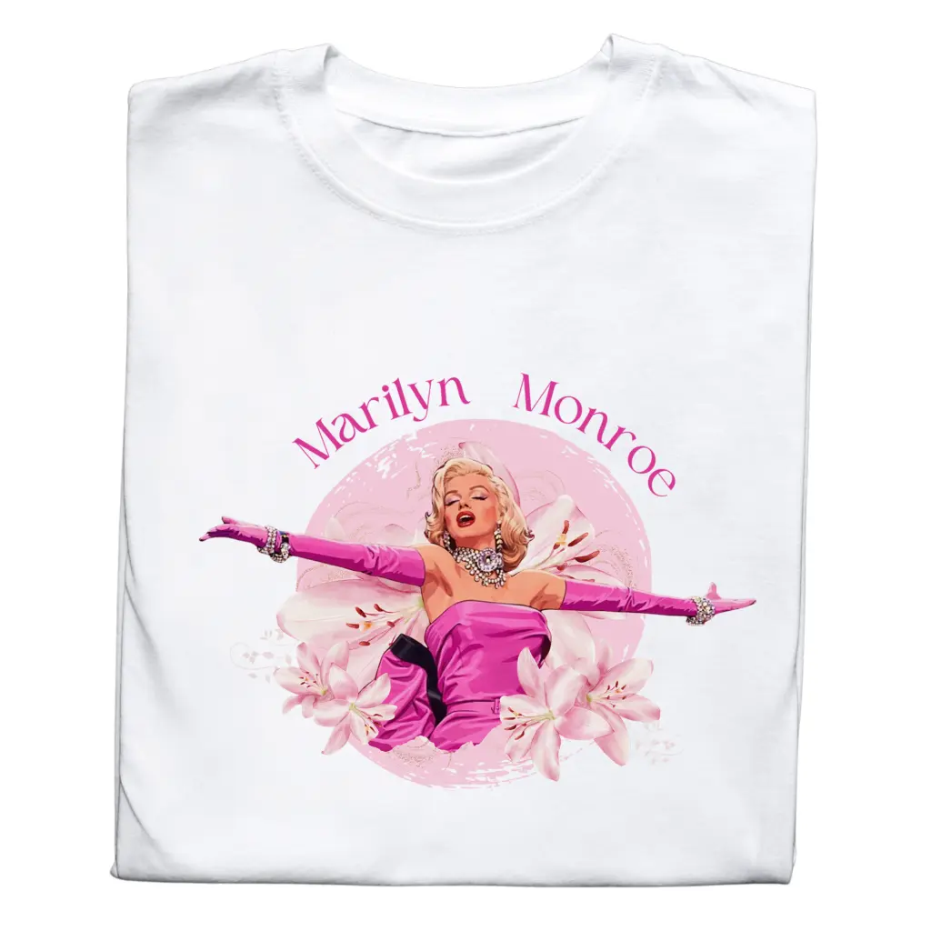 Koszulka z nadrukiem Marilyn Monroe – t-shirt dla fana, stylowy prezent