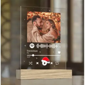 Piosenka Spotify na szkle akrylowym - Bo muzyka łączy serca