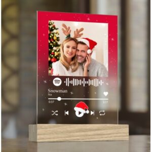 Spotify na szkle akrylowym – Świąteczna Magia Twojej Ulubionej Muzyki
