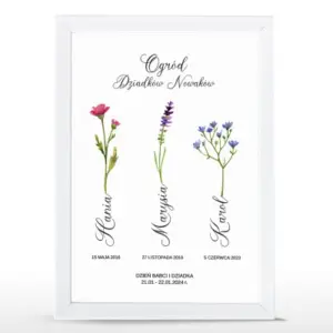 Plakat dla Babci i Dziadka