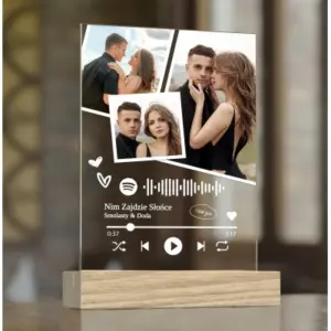 Zdjęcia na Szkle Akrylowym z kodem Spotify