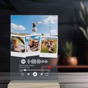 Zdjęcia na Szkle Akrylowym z kodem Spotify
