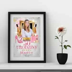 Personalizowany Plakat Urodzinowy - Świętuj z Uśmiechem
