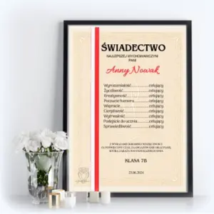 Podziękowania dla nauczyciela "Nauczycielowi z Sercem"