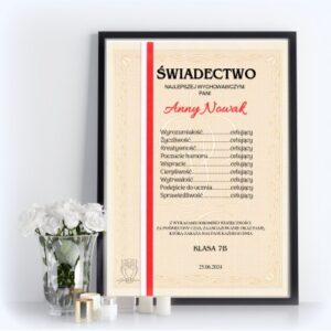 Podziękowania dla nauczyciela "Nauczycielowi z Sercem"