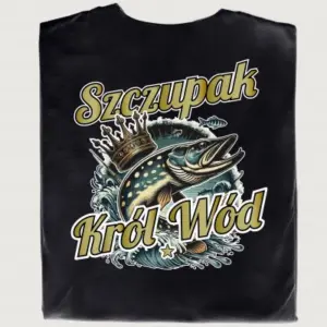 Szczupak Król Wód – Koszulka dla Prawdziwych Wędkarzy