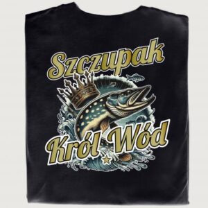 Szczupak Król Wód – Koszulka dla Prawdziwych Wędkarzy