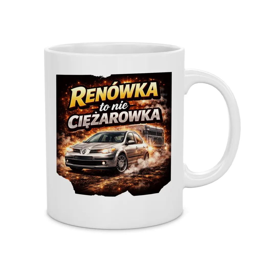 Kubek z Grafiką Renault – śmieszny prezent dla fana motoryzacji