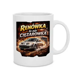 Kubek z Grafiką Renault – śmieszny prezent dla fana motoryzacji