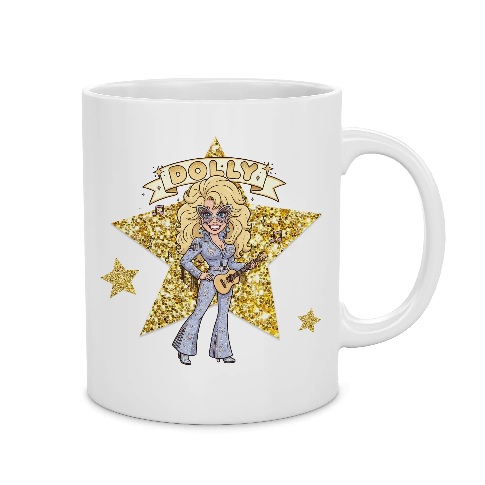 Kubek z Grafiką Dolly Parton – prezent dla fana muzyki country