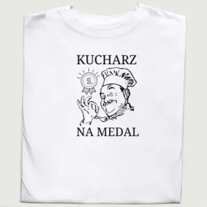 Koszulka z nadrukiem 'Kucharz na Medal'