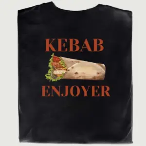 Koszulka z nadrukiem 'Kebab Enjoyer'
