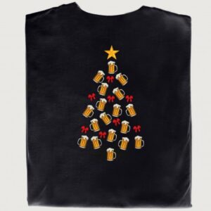 Świąteczna Koszulka z Kuflową Choinką – Humor i Klimat w Jednym
