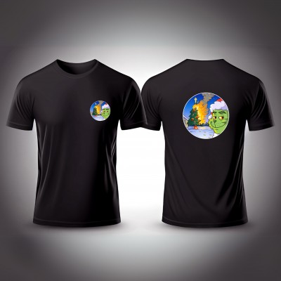 Świąteczna Koszulka z Grinchem – Złośliwy Styl na Wesołe Święta