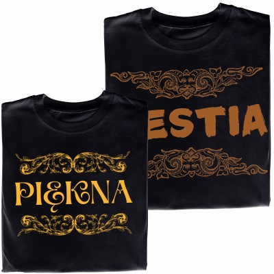 Zestaw koszulek dla Par Piękna & Bestia ❤️