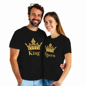 Zestaw koszulek dla par Queen & King ❤️