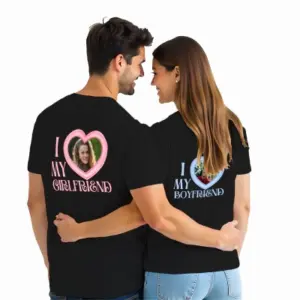 Zestaw T-Shirtów dla Pary – I MY GIRLFRIEND & I MY BOYFRIEND