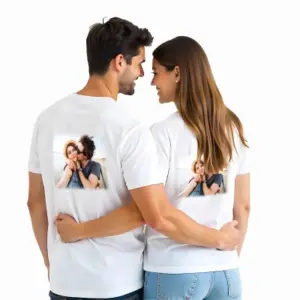 Zestaw T-Shirtów dla Pary King & Queen z Waszym Zdjęciem