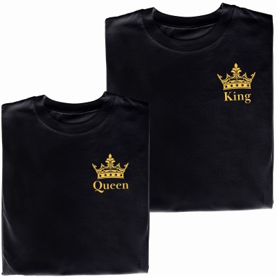 Zestaw T-Shirtów dla Pary King & Queen z Waszym Zdjęciem