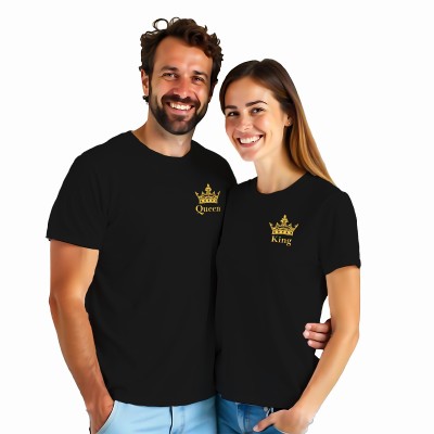 Zestaw T-Shirtów dla Pary King & Queen z Waszym Zdjęciem