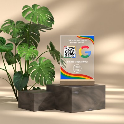Tabliczka Akrylowa z QR – Zadbaj o Swoją Reputację Online