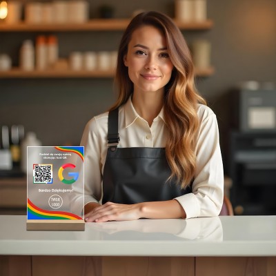 Tabliczka Akrylowa z QR – Zadbaj o Swoją Reputację Online