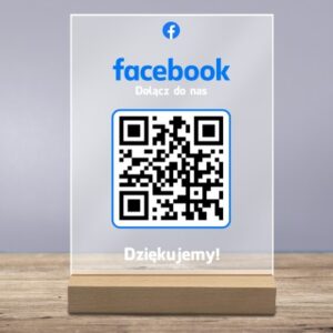 Tabliczka Akrylowa z QR do Facebooka