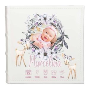 Album metryczka ze zdjęciem dziewczynka