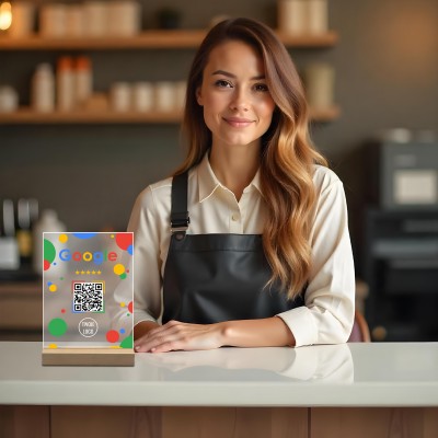 Tabliczka Akrylowa z QR – Zadbaj o Swoją Reputację Online